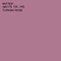 #AF7891 - Turkish Rose Color Image